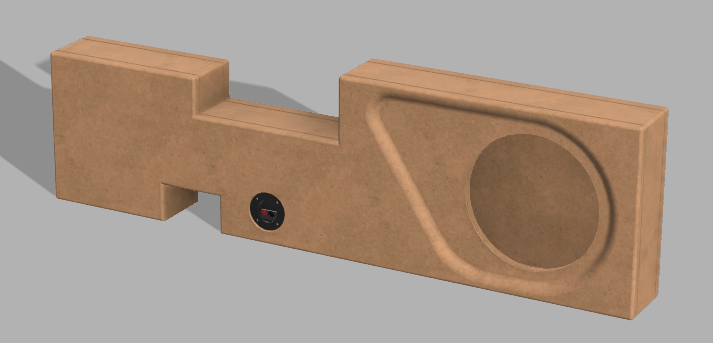 F-series behind seat single 10"